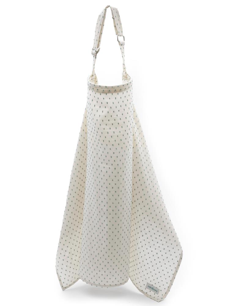 Miniboni Müslin Emzirme Örtüsü - Beyaz