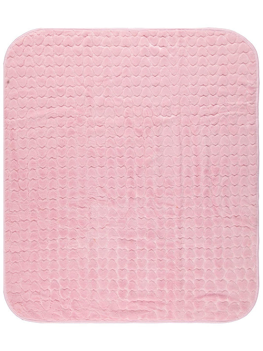 Civil Baby Kalp Empirme Baskılı 100x120 cm Battaniye - Pembe