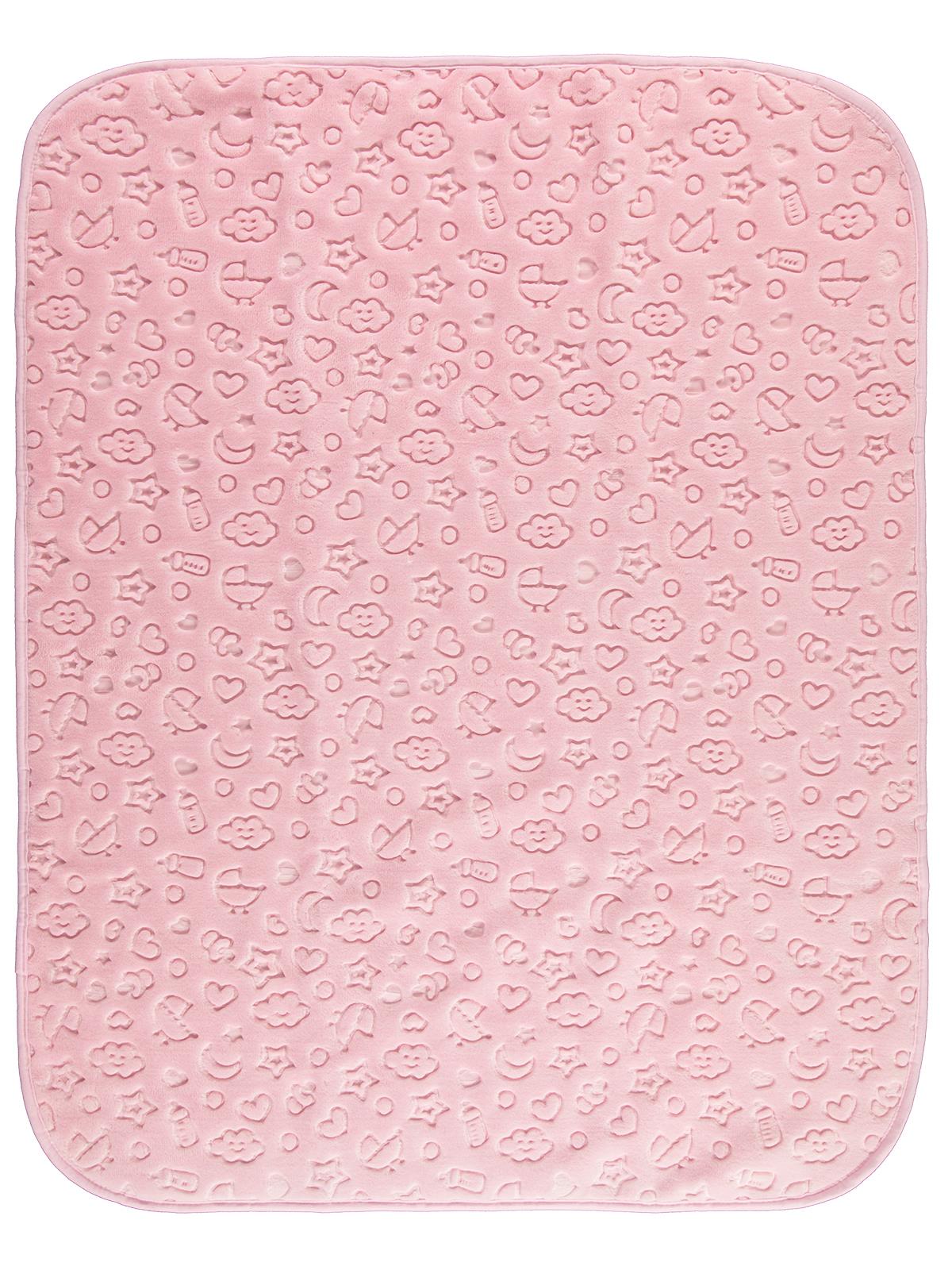 Civil Baby Bulut Yıldız Empirme Baskılı 100x120 cm Battaniye - Pembe