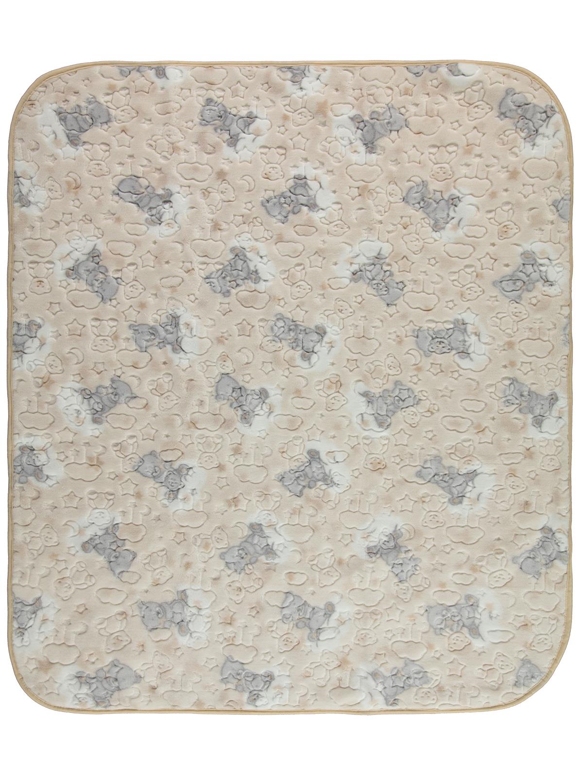 Civil Baby Ayıcık Empirme Baskılı 100x120 cm  Battaniye - Bej