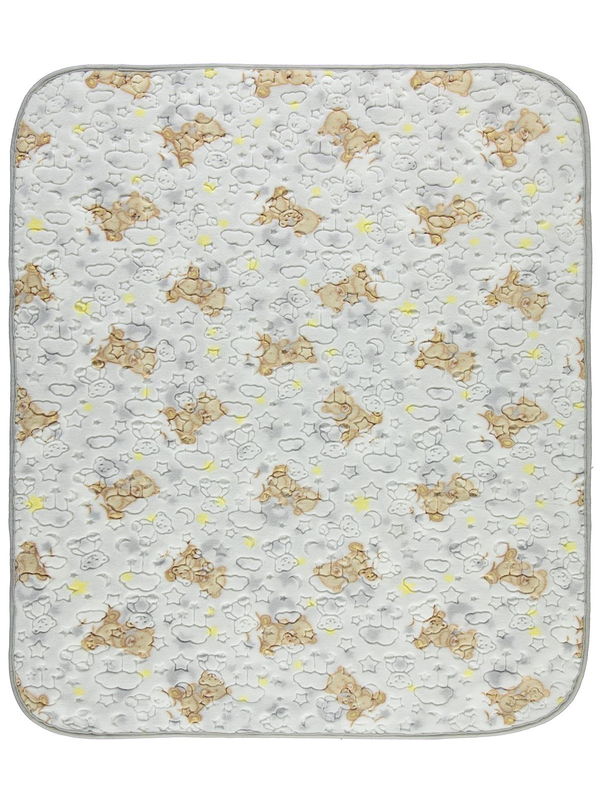 Civil Baby Ayıcık Empirme Baskılı 100x120 cm  Battaniye - Gri