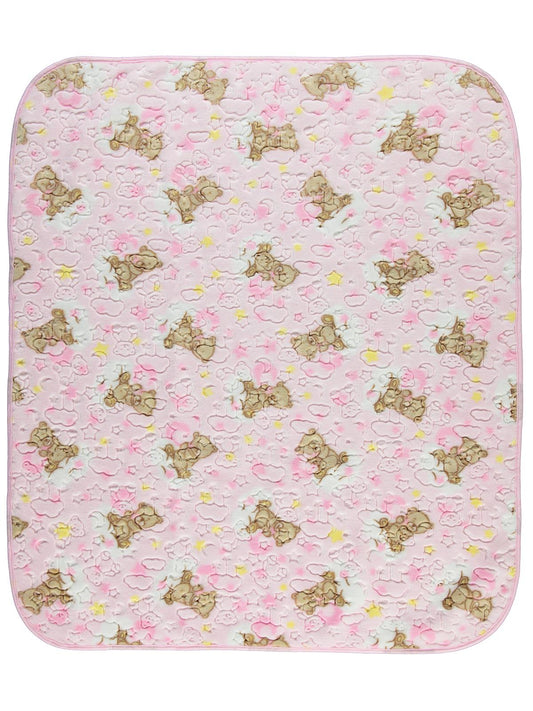 Civil Baby Ayıcık Empirme Baskılı 100x120 cm  Battaniye - Pembe