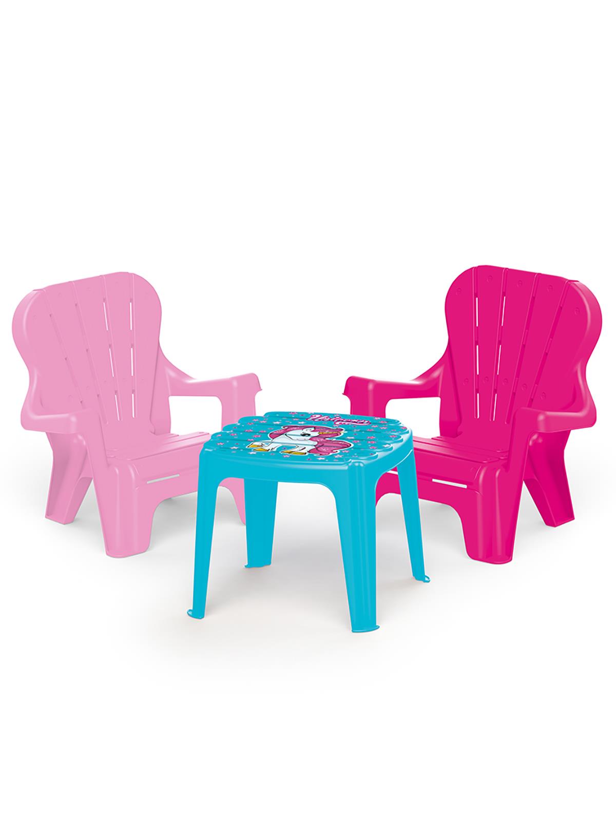 Unıcorn Masa Ve 2'lı Sandalye Setı