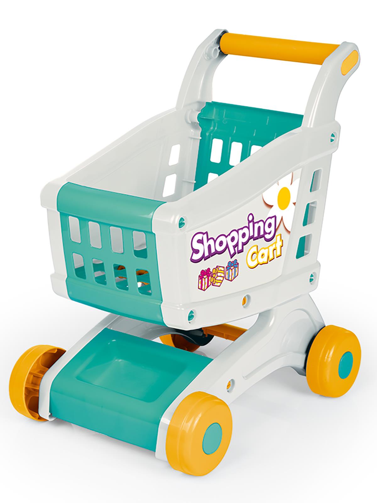 Dolu Market Arabası - Yeşil