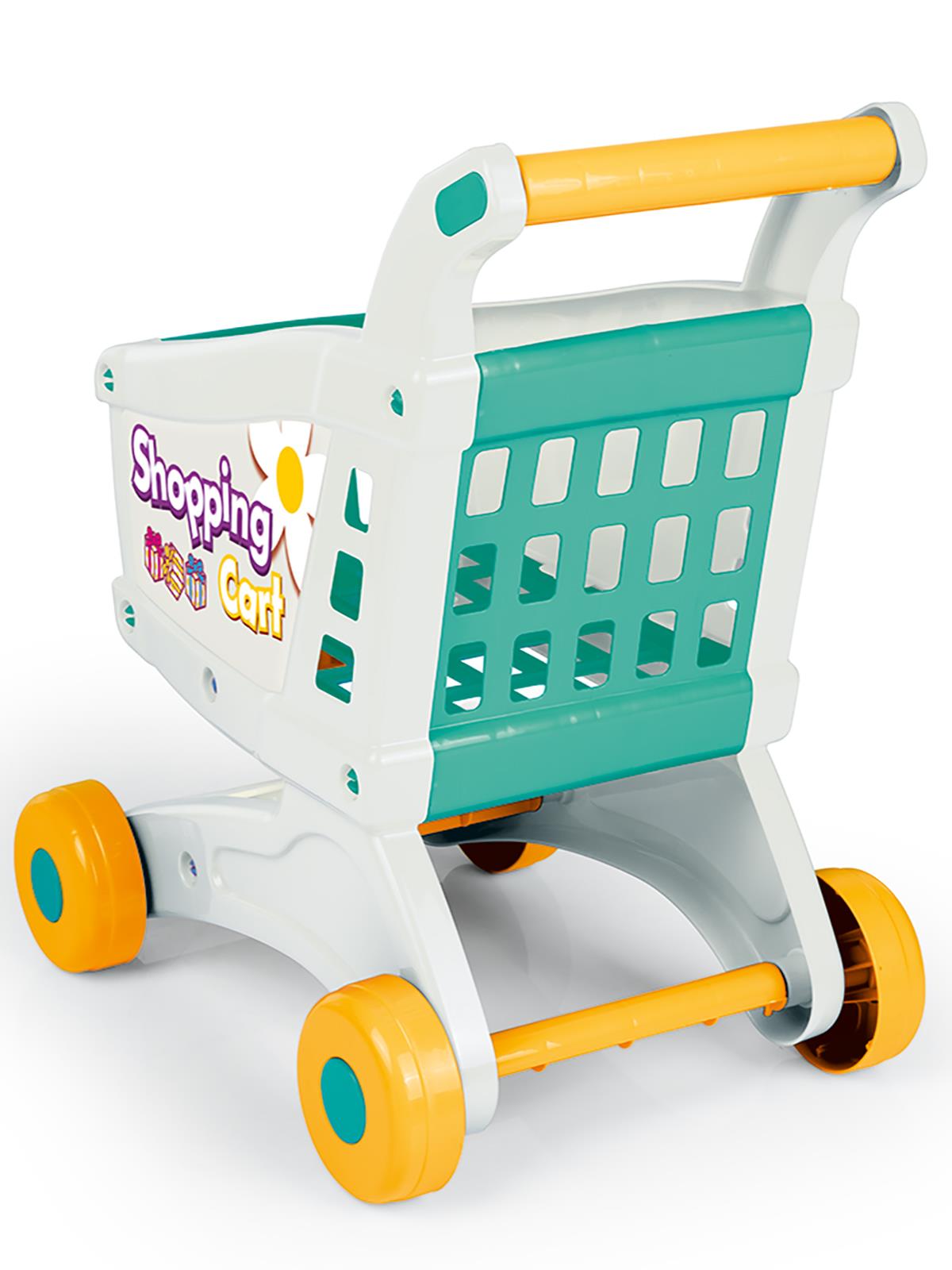 Dolu Market Arabası - Yeşil