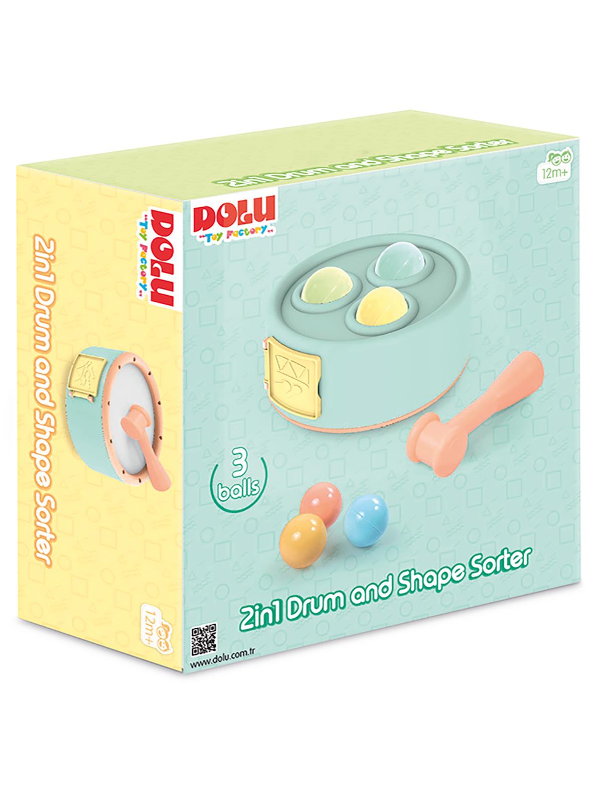 Dolu Oyuncak 2 Sı 1 Arada Davul Ve Top Oyunu
