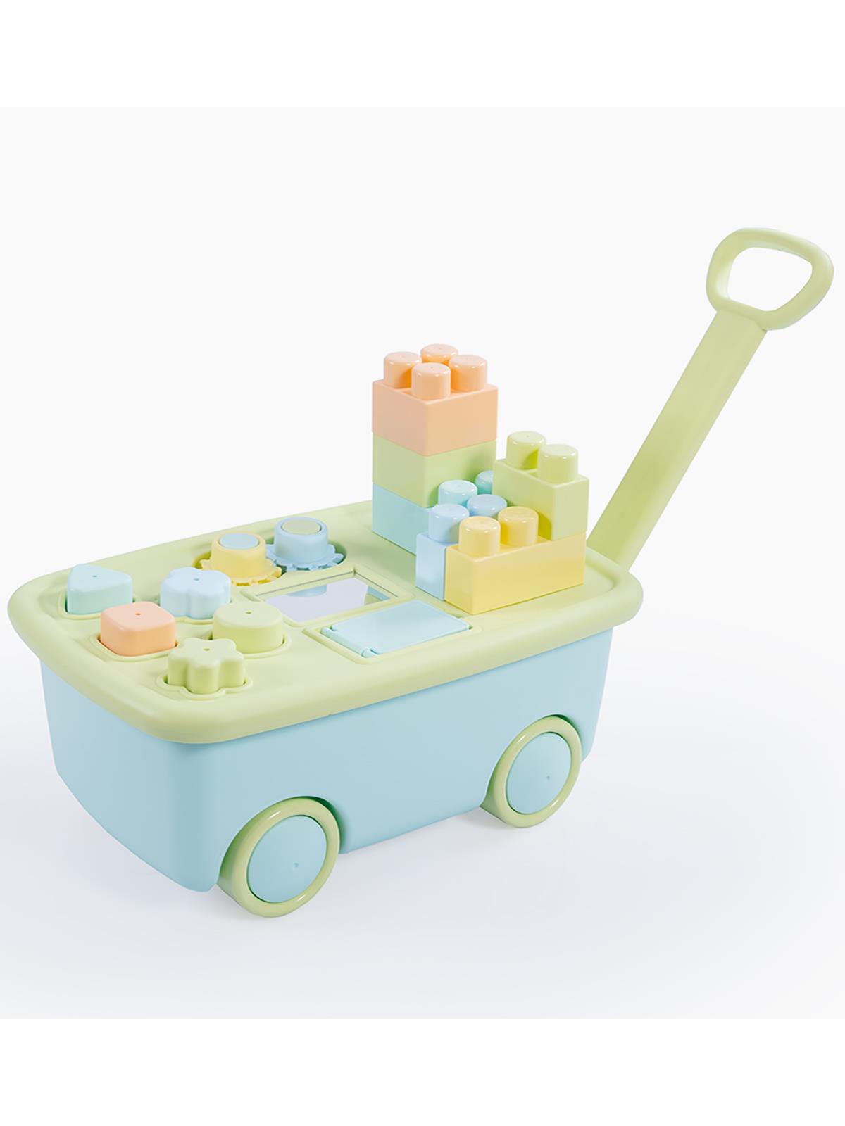 Dolu Oyuncak  Eğitici İlk Çek Çek Aracım  - Yeşil