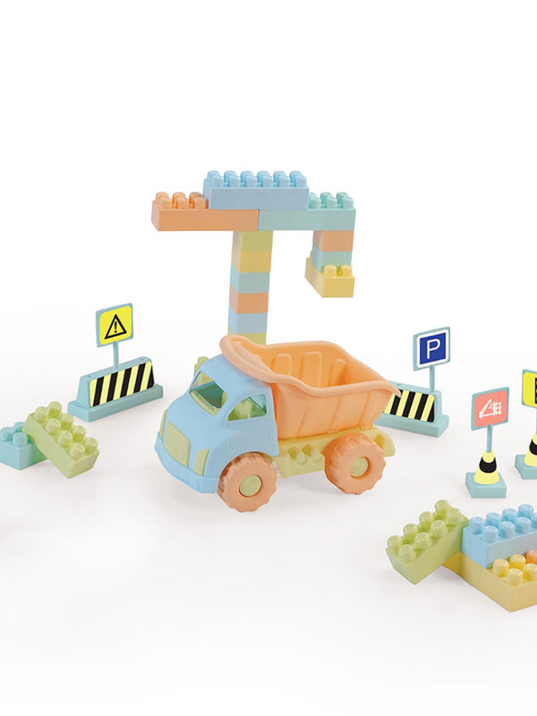 Dolu Jumbo Kamyon Ve Bloklar 40 Parça