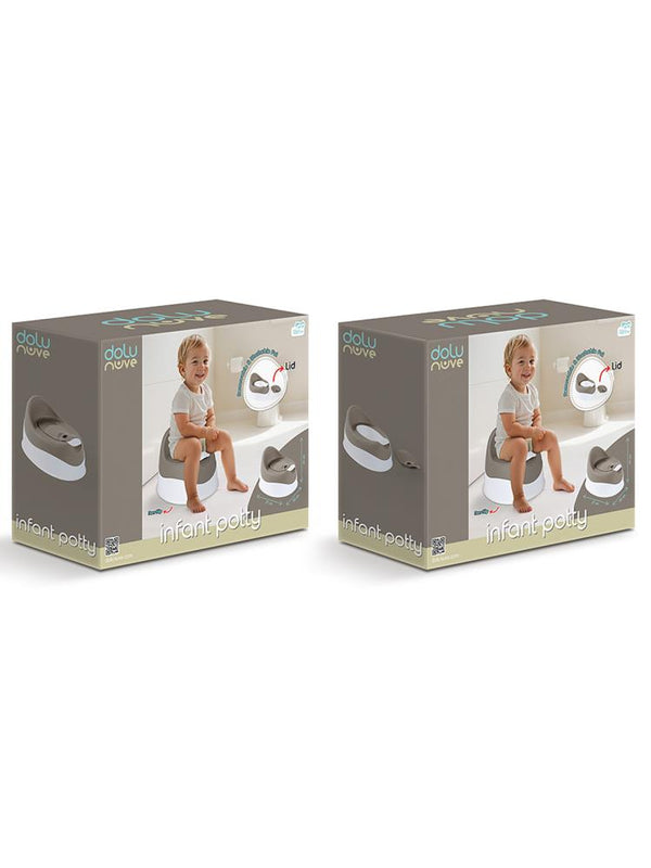 Dolu Nuve Bebek Lazımlığı - Gri