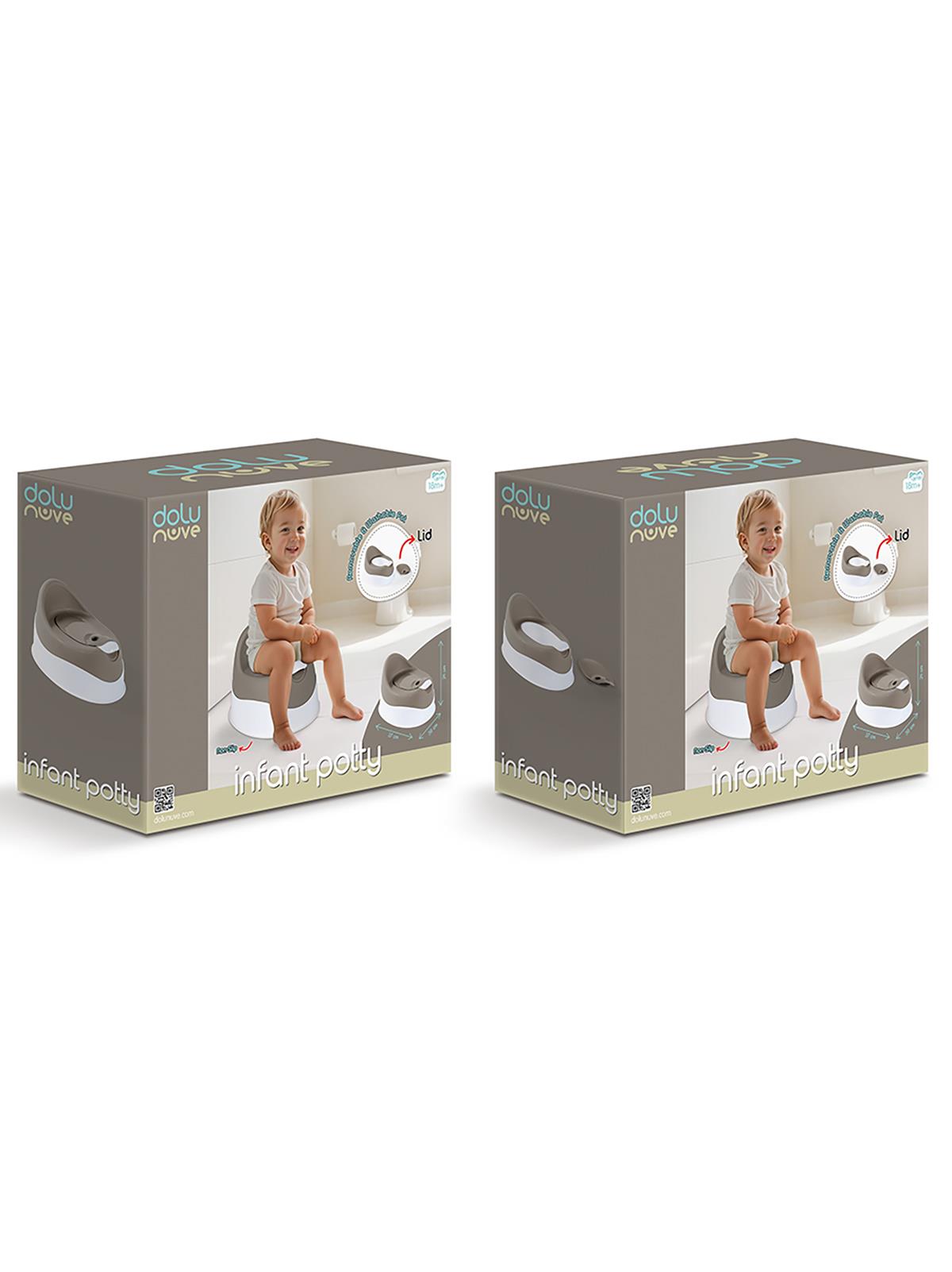 Dolu Nuve Bebek Lazımlığı - Gri