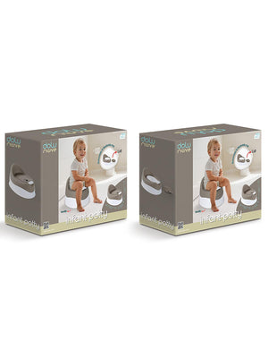 Dolu Nuve Bebek Lazımlığı - Gri
