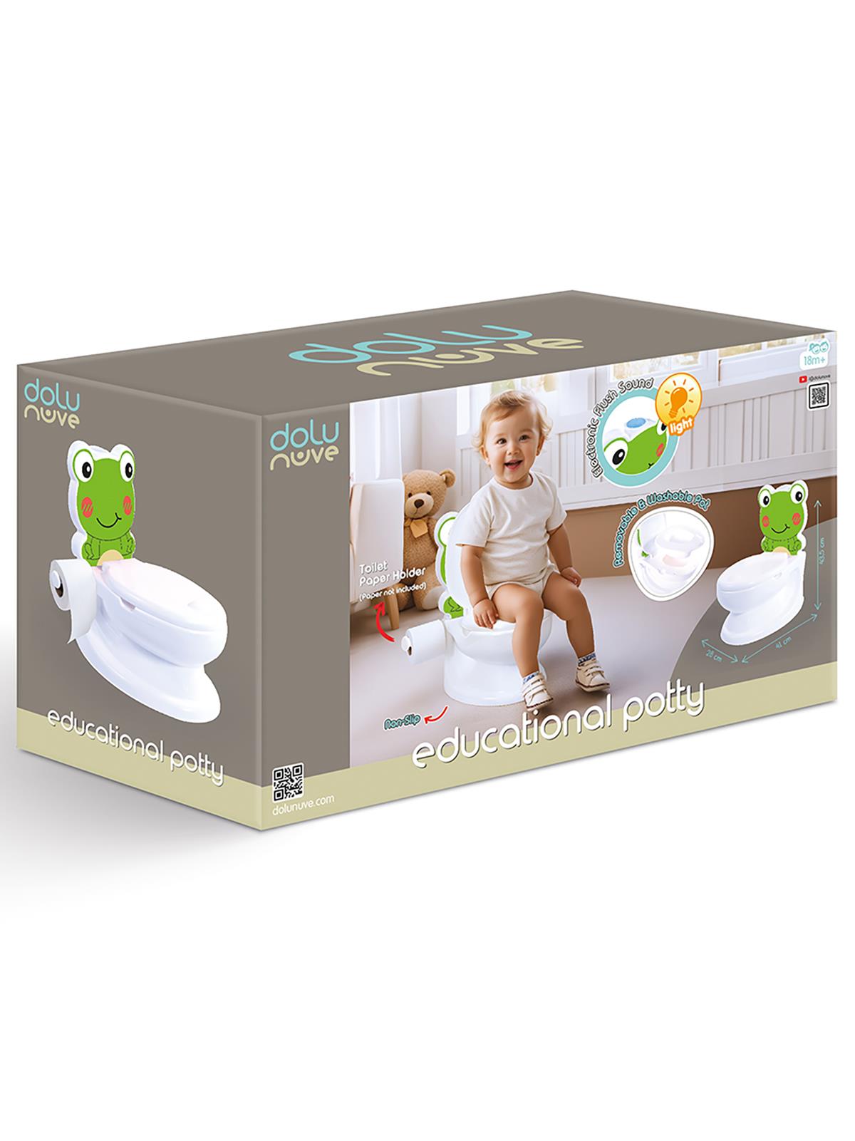 Dolu Nuve Kurbağa Eğitici Lazımlık