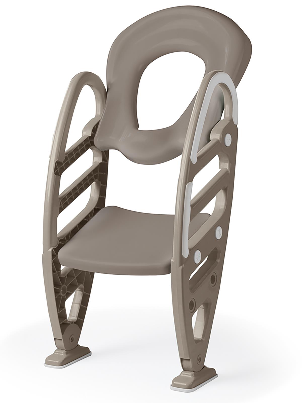 Dolu Nuve  Kaymaz Merdivenli Klozet Adaptörü - Gri