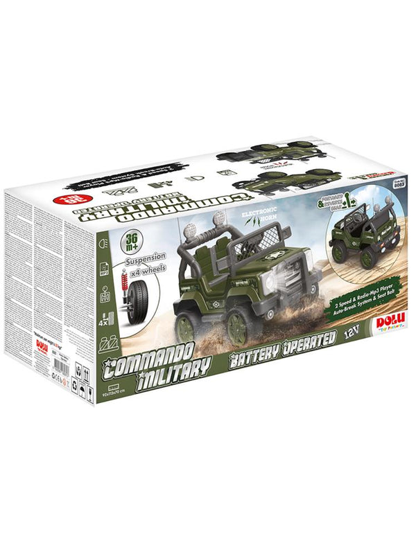 Dolu Commando Mılıtary Akulu Araba 12v Mp3 Player