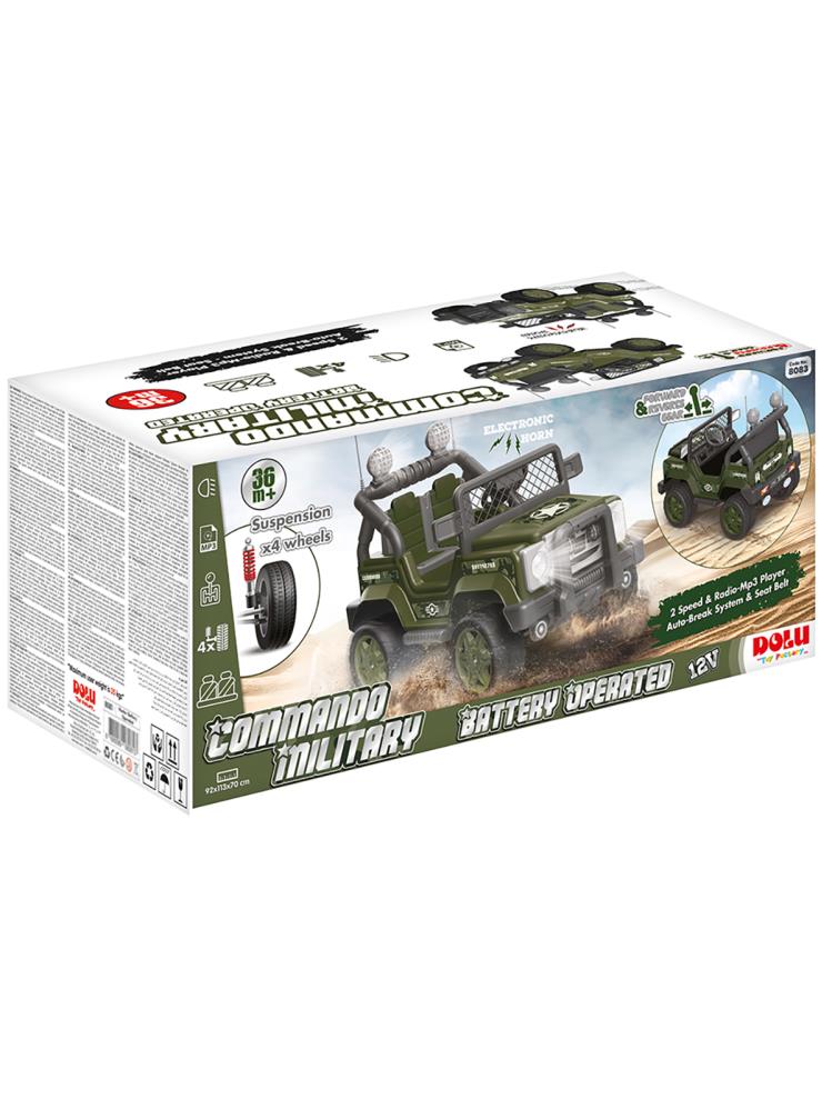 Dolu Commando Mılıtary Akulu Araba 12v Mp3 Player