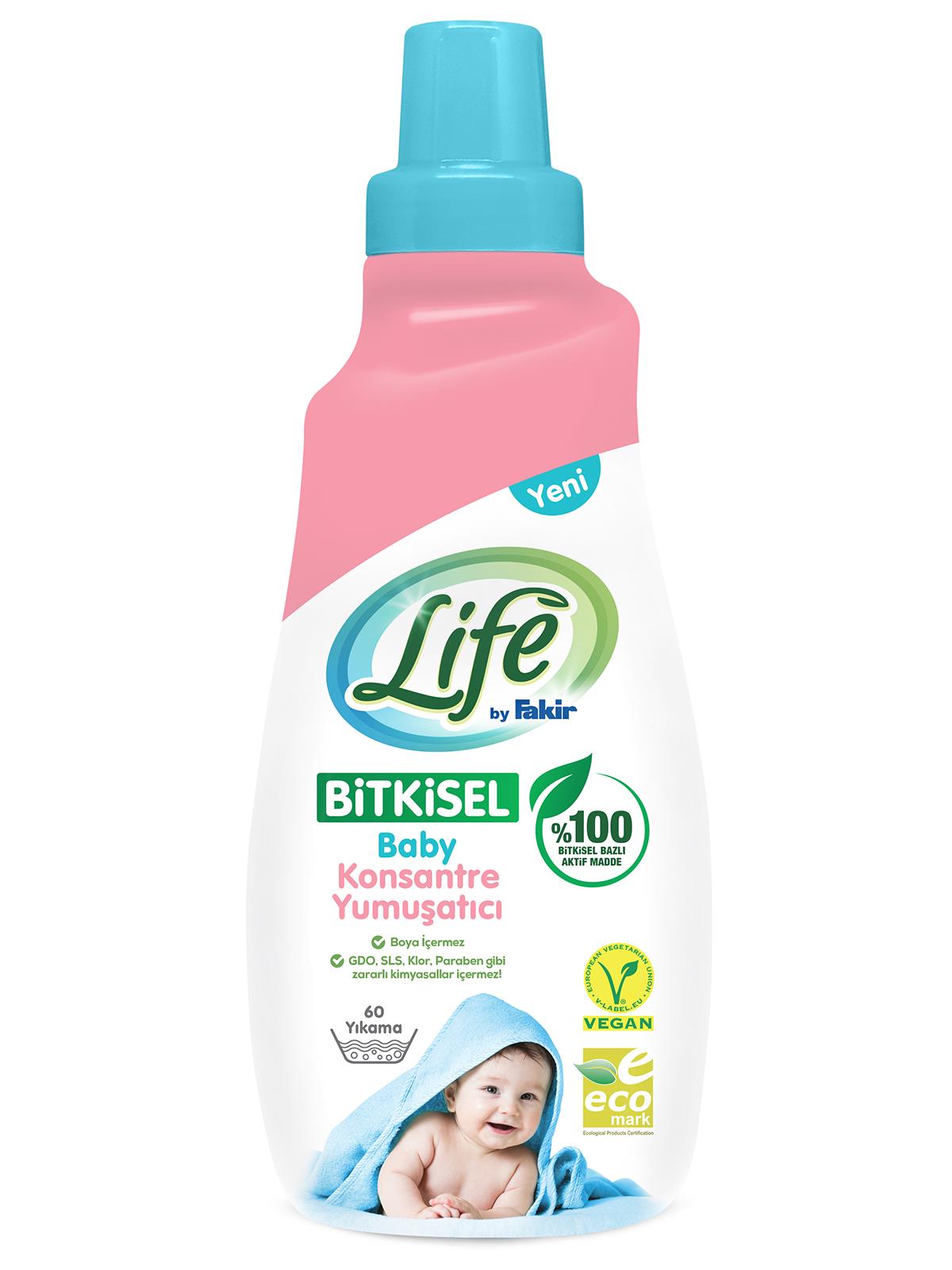 Fakir Life by Fakir Baby %100 Bitkisel Konsantre Yumuşatıcı 1500 ml (60 yıkama)