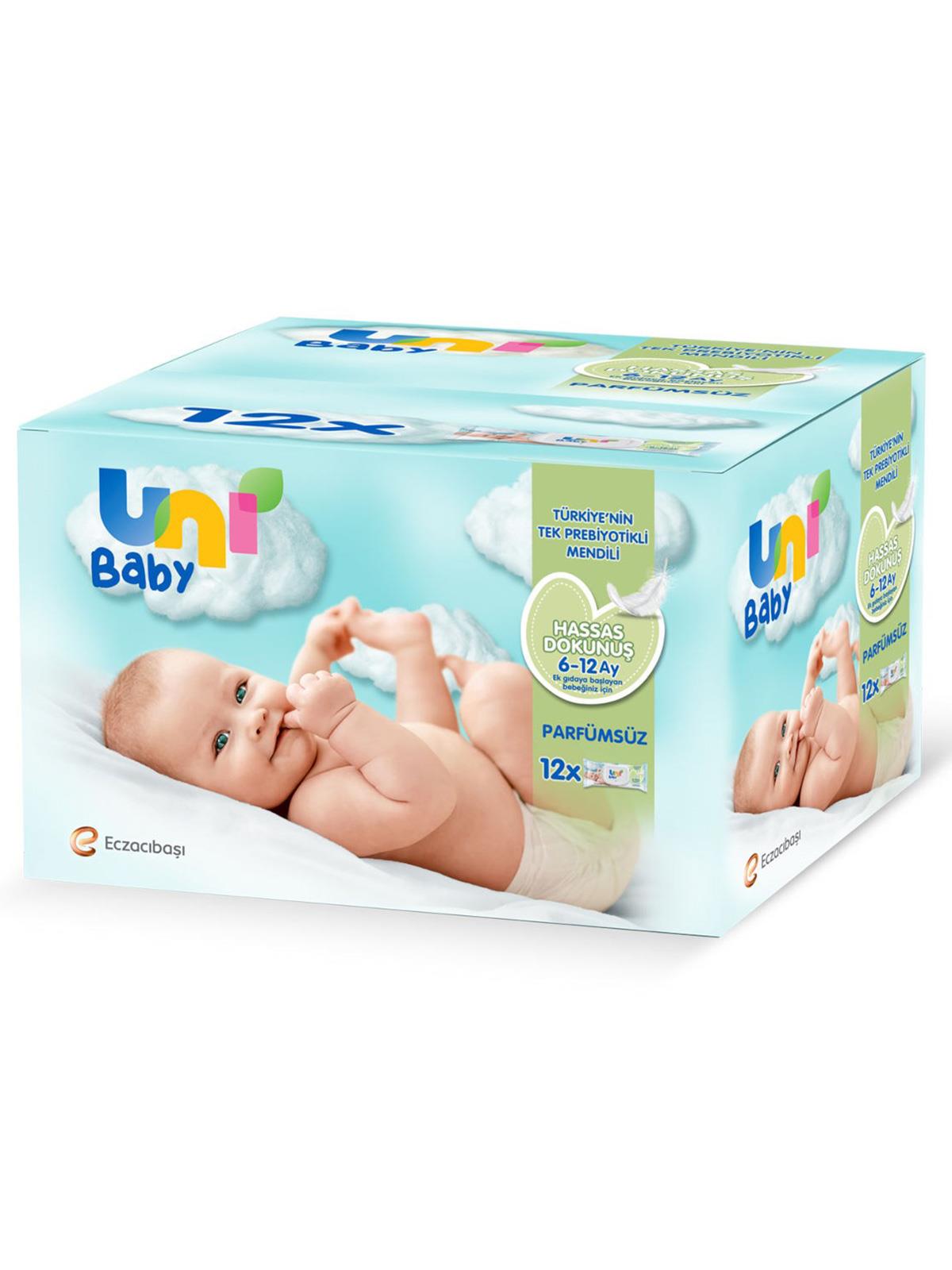 Uni Baby Hassas Dokunuş Islak Mendil 12x52 Adet