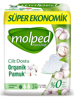 Molped Pure&Soft Normal 24'lü S.Eko Yetişkin Ped