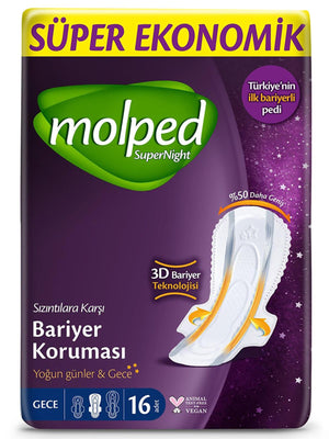 Molped Süpernight Gece 16'lı S.Eko