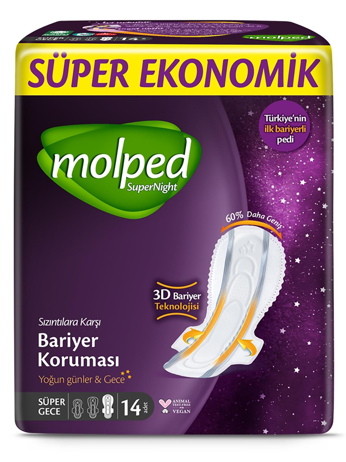 Molped Süpernight Süper Gece 14'lü S.Eko