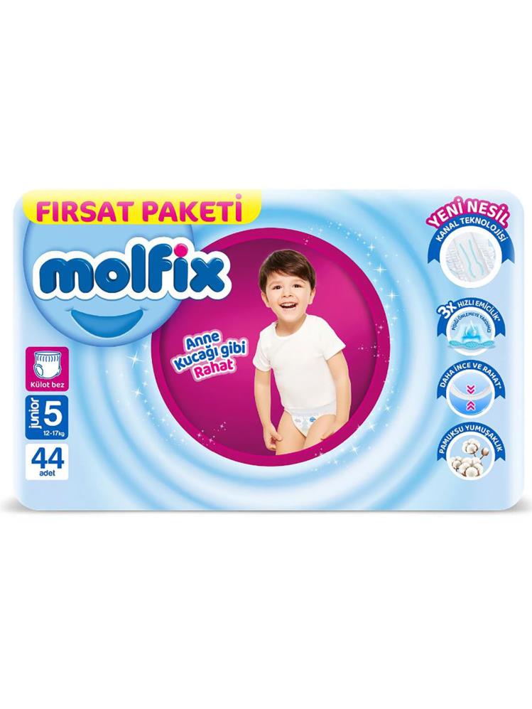 Molfix Külot Bez 5 Beden Süper Fırsat Paketi 44 Adet