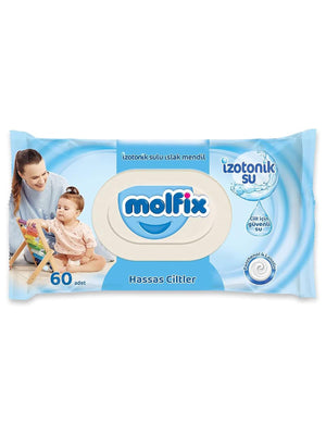 Molfix İzotonik Islak Mendil Hassas Ciltler 60 Adet