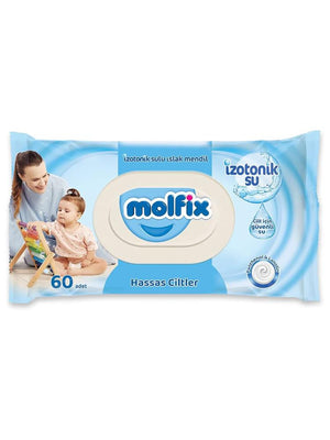 Molfix İzotonik Islak Mendil Hassas Ciltler 60 Adet