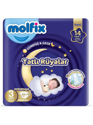 Molfix Sweet Dreams Ultra Fırsat Paket Midi 84'lü