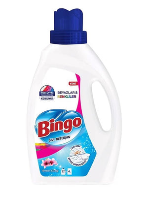 Bingo Sıvı Deterjan  Renkli&Beyaz Amber 1755 ml