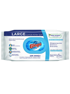 Bingo Yüzey Temizlik Havlusu 96'lı Beyaz Sabun