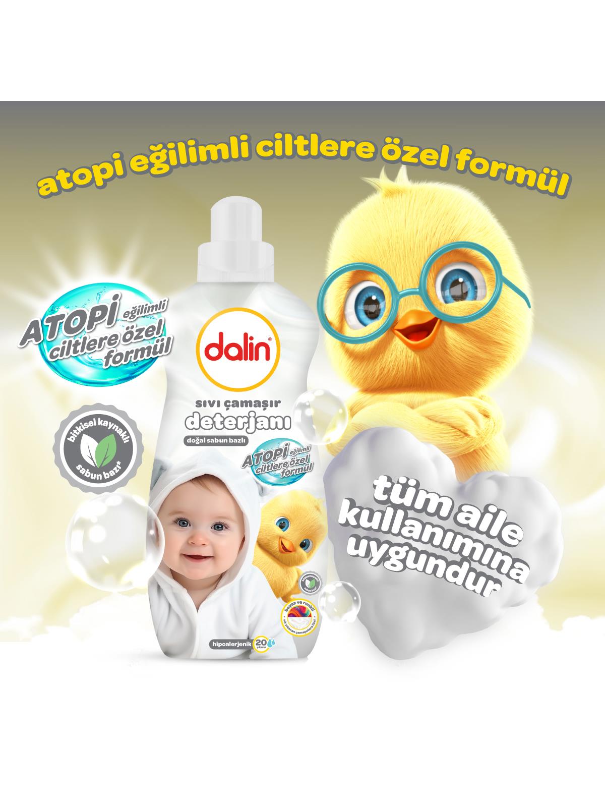 Dalin Doğal Sabun Bazlı Çamaşır Deterjan 1500 ml