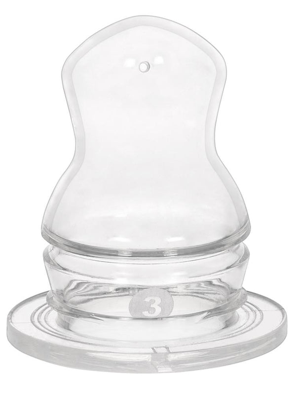 Wee Baby Silikon Damaklı Biberon Emziği Yoğun Akış No:3