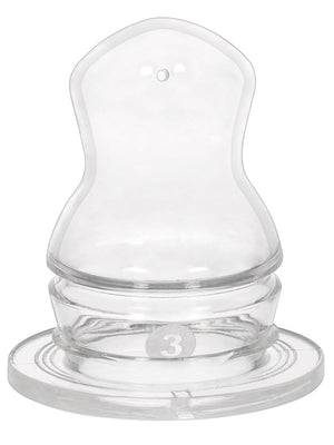 Wee Baby Silikon Damaklı Biberon Emziği Yoğun Akış No:3