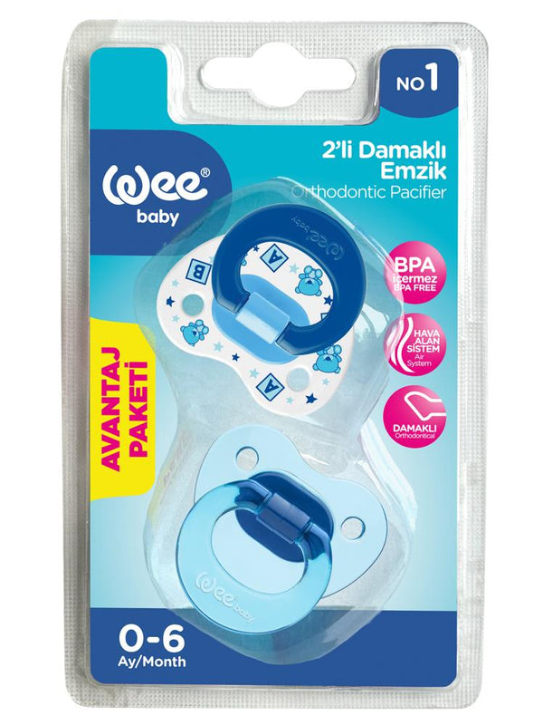 Wee Baby 2’li Damaklı Emzik No:1