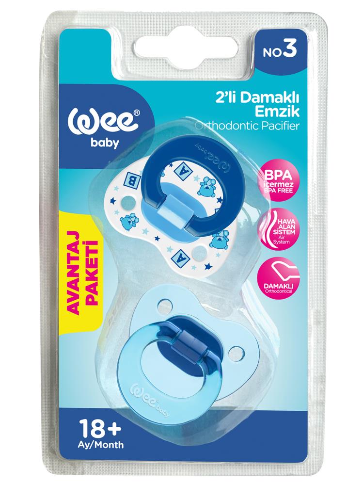 Wee Baby 2’li Damaklı Emzik No:3