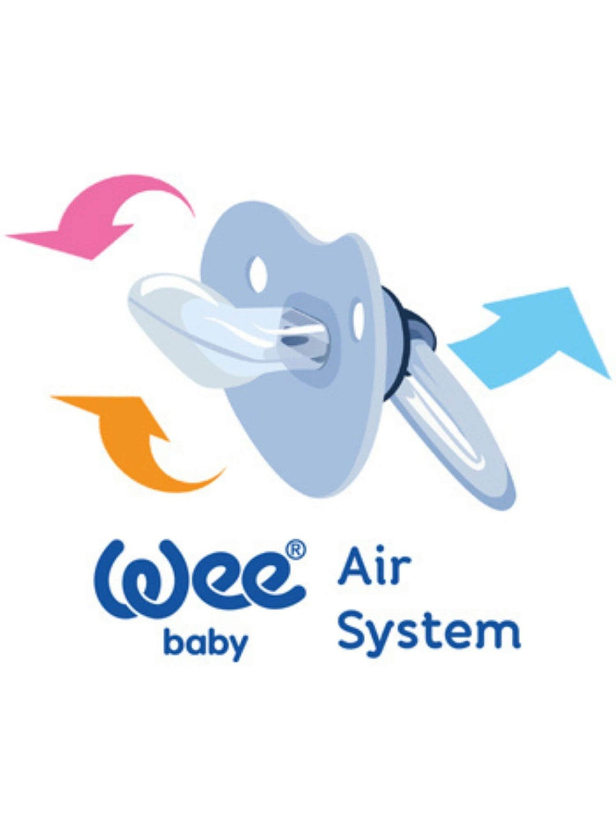 Wee Sılıkon Desenlı Emzık No 3 - Mavi