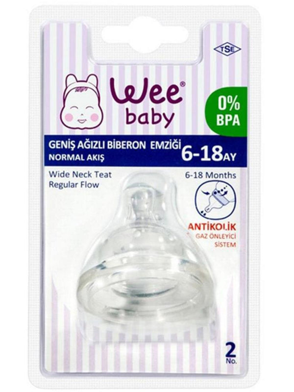 Wee Sılıkon Genız Agızlı Bıberon Emzıgı 2 Numara