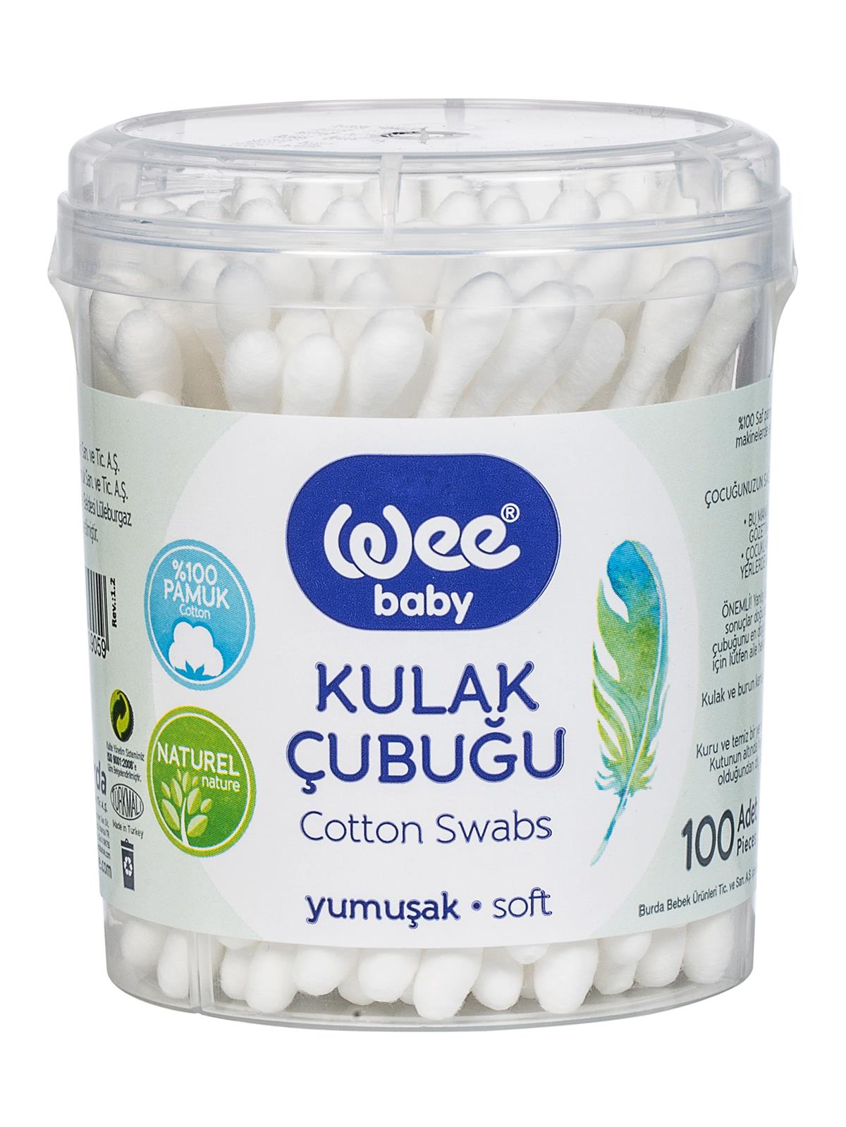 Wee Baby Pamuklu Cubuk 100 lü