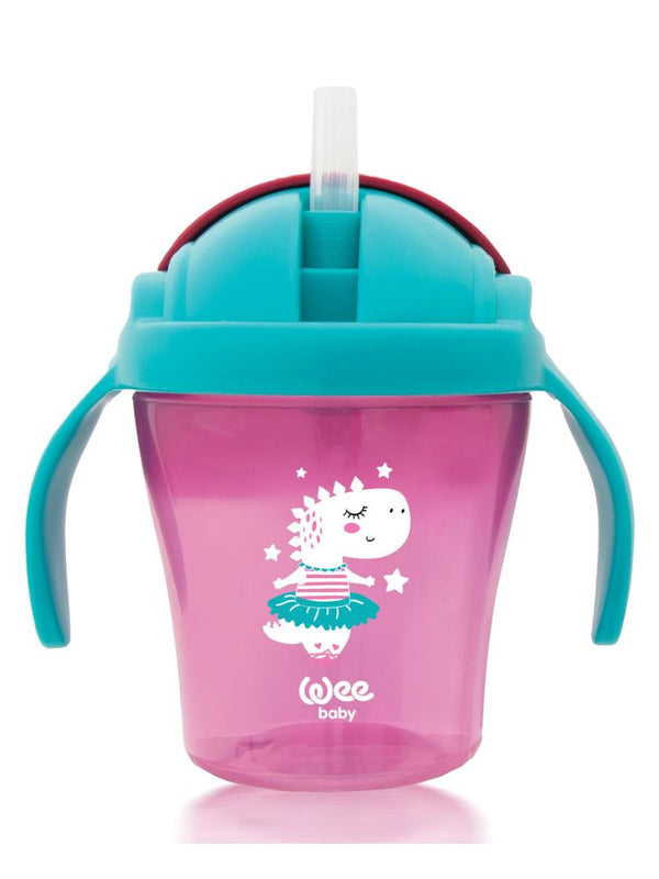 Wee Baby Pipetli Bardak 200 ml - Pembe