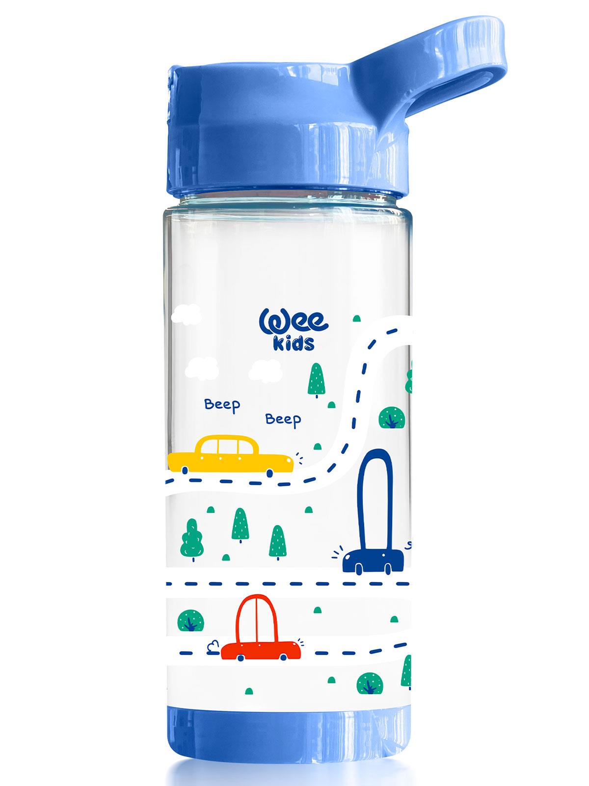 Wee Baby Pipetli Bardak 500 ml Araba - Mavi