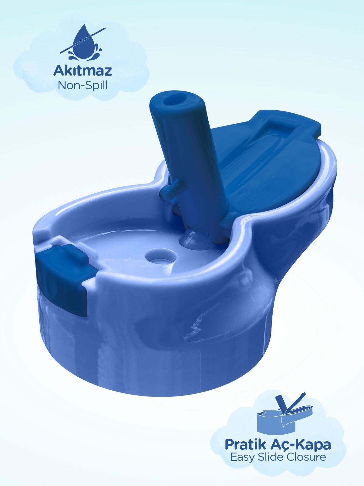 Wee Baby Pipetli Bardak 500 ml Araba - Mavi