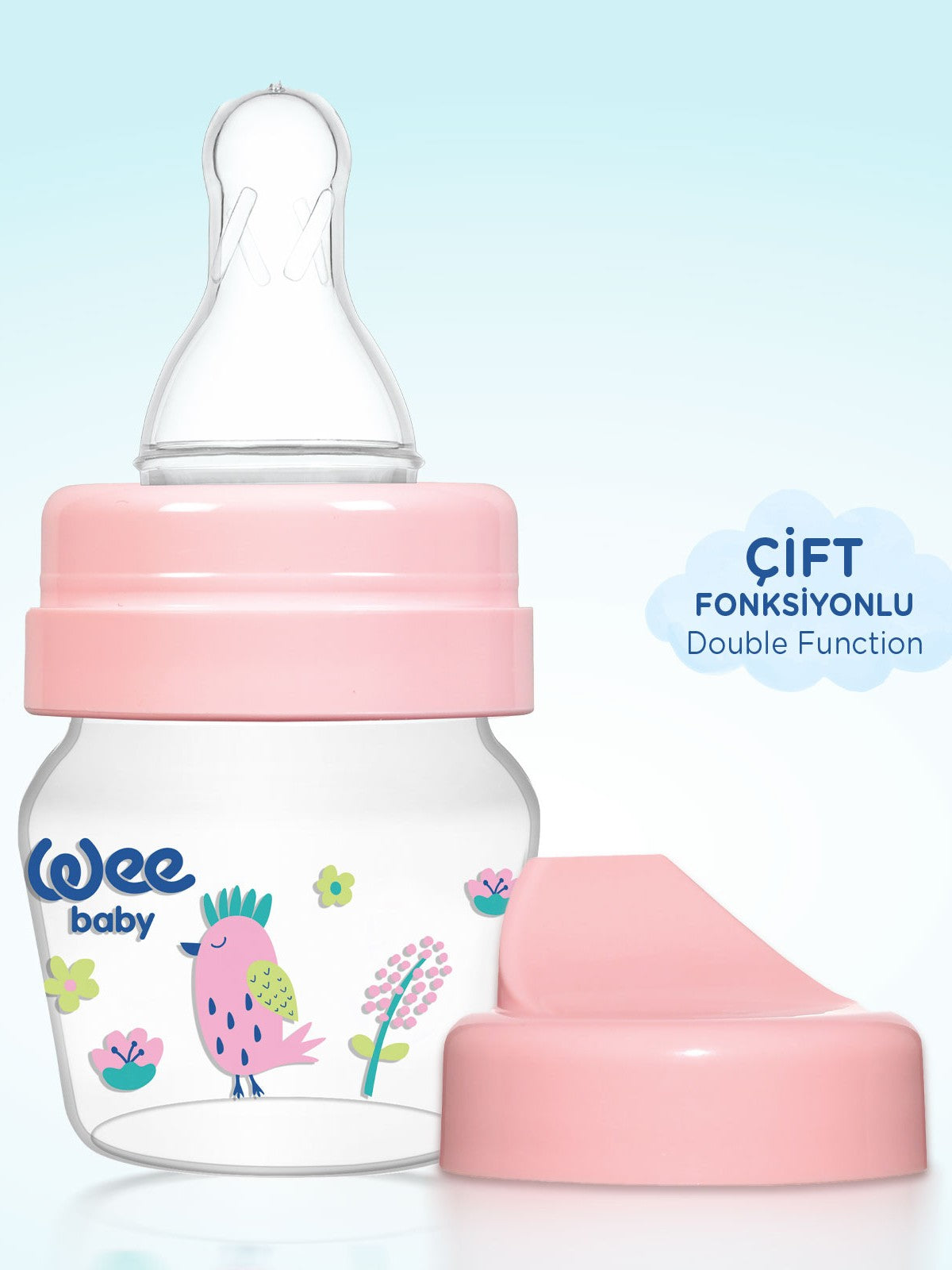 Wee Baby 30 ml Mini Bardak Set - Pembe