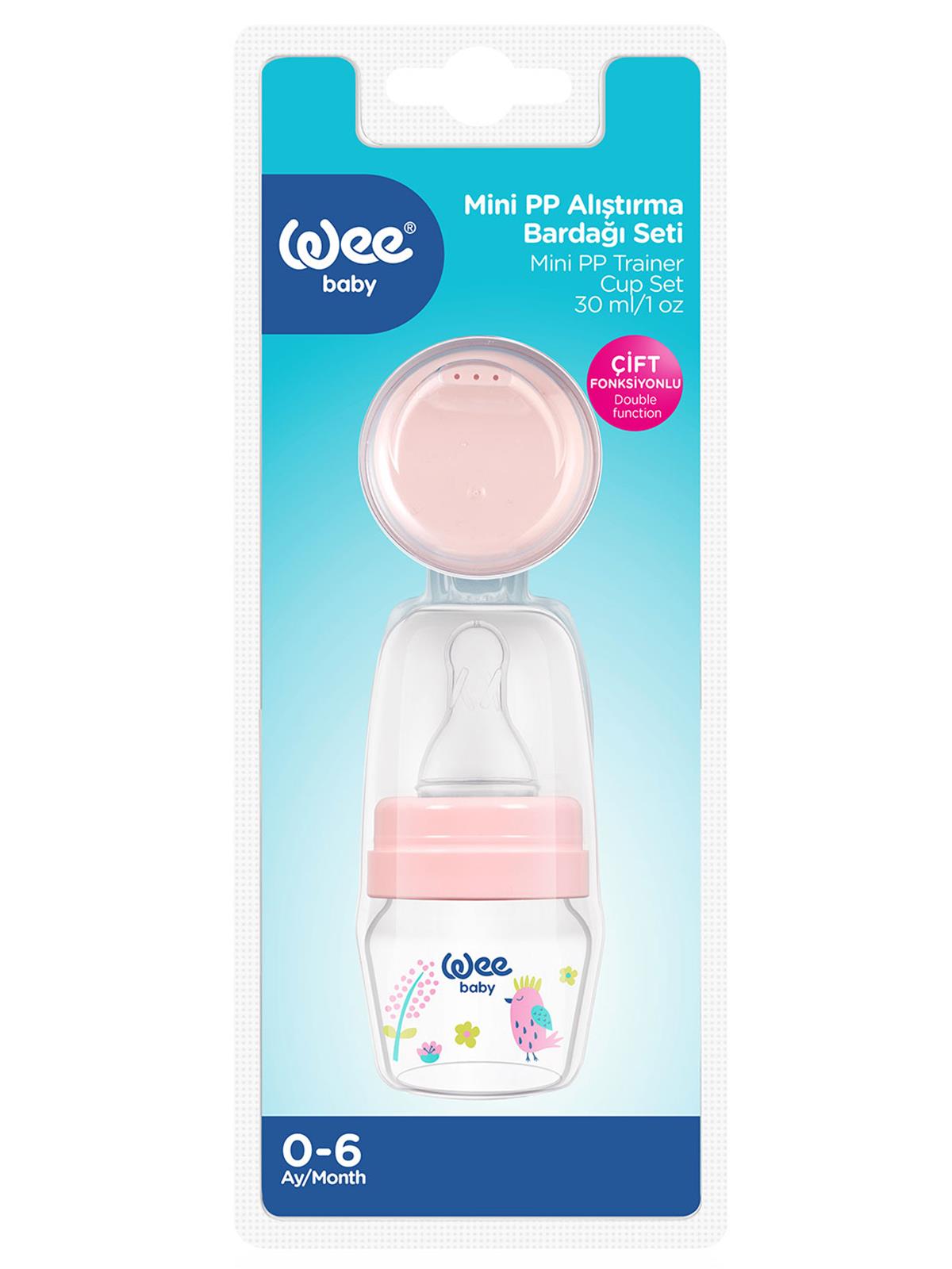 Wee Baby 30 ml Mini Bardak Set - Pembe