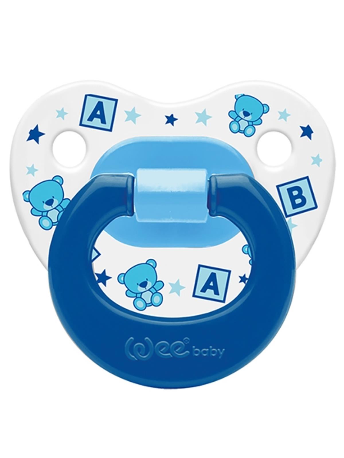 Wee Silikon Damaklı Emzik 6-18 Ay