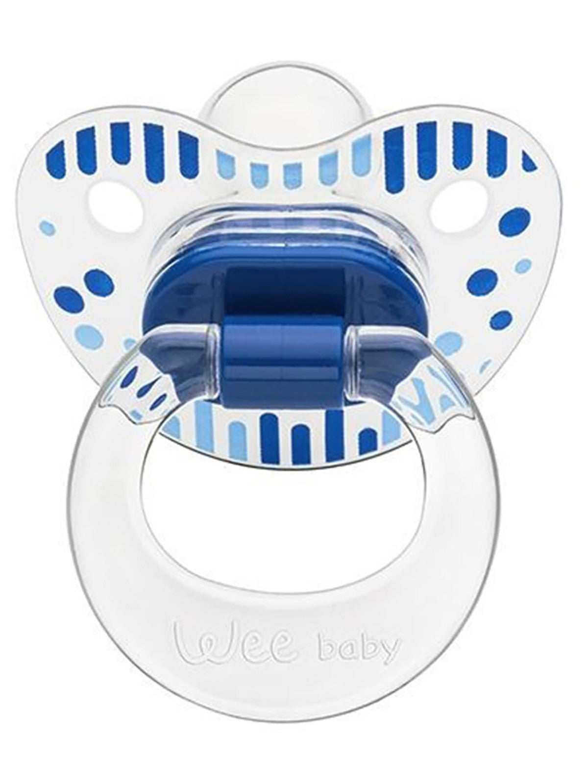 Wee Sılıkon Desenlı Emzık No 3 - Mavi