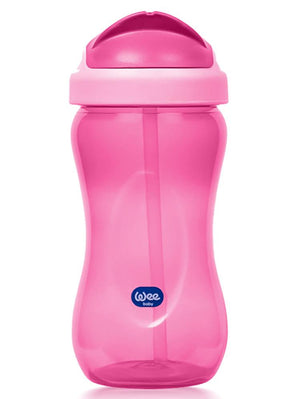 Wee Baby Renkli Pipetli Bardak 340 ml - Pembe