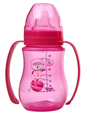 Wee Baby Antikolik Akıtmaz Kulplu Pp. Bardak 250 Ml - Pembe