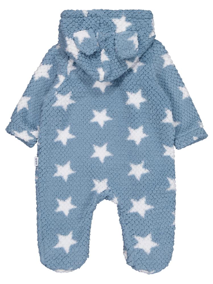 Minidamla Ayı Nakışlı Kozmonot 1-9 Ay Tulum - Mavi