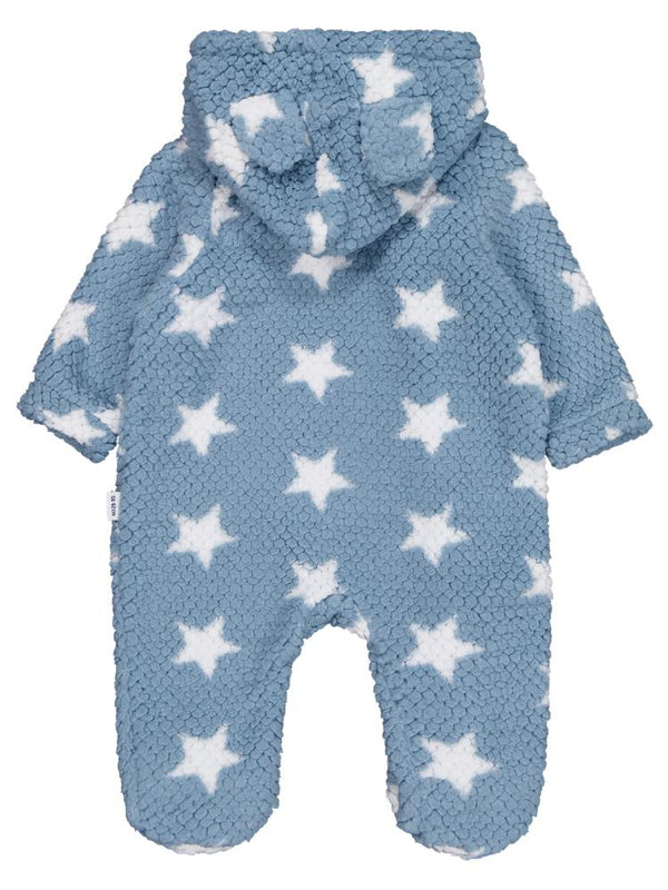 Minidamla Ayı Nakışlı Kozmonot 1-9 Ay Tulum - Mavi