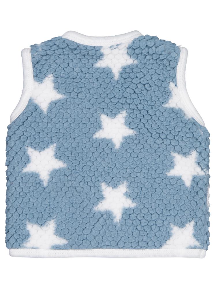 Minidamla Ayı Nakışlı 1-9 Ay Yelek - Mavi